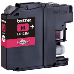 LC123M cartouche jet d'encre magenta Brother | Smarteo Madagascar