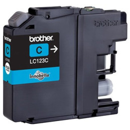 LC123C cartouche jet d'encre cyan Brother | Smarteo Madagascar