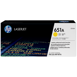 Toner HP 651A LaserJet Yellow authentique