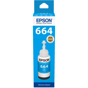 Epson T6642 Bouteille d'encre cyan pour recharge (70 ml)