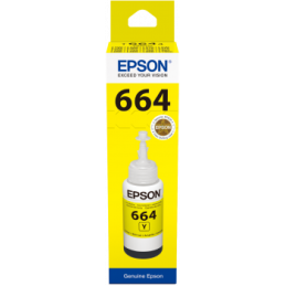 Epson T6644 Bouteille d'encre jaune pour recharge (70 ml)