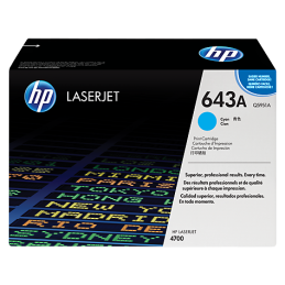 HP 643A Cyan Cartouche de toner LaserJet