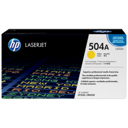 HP 504A Jaune cartouche de toner LaserJet