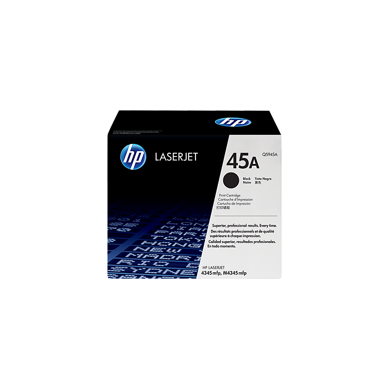 HP 45A cartouche de toner LaserJet Noir HP 45A cartouche de toner LaserJet Noir