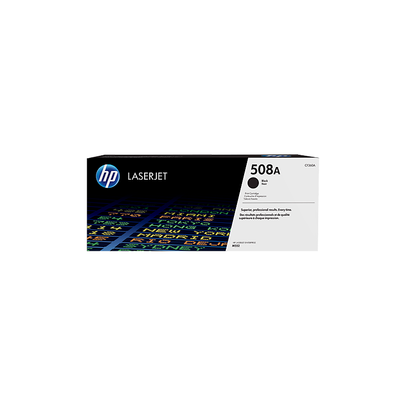 HP 508 cartouche de toner LaserJet noir HP 508 cartouche de toner LaserJet noir