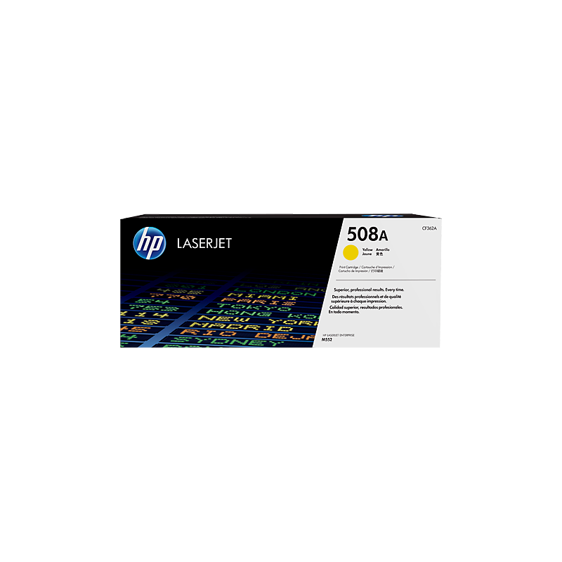 HP 508 cartouche de toner LaserJet Jaune HP 508 cartouche de toner LaserJet Jaune