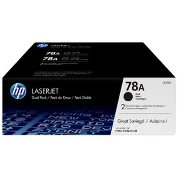 HP 78A pack de 2 toners LaserJet noir