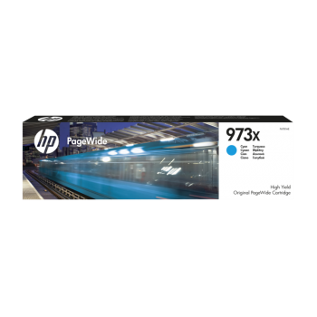 HP 973X cartouche PageWide Cyan grande capacité