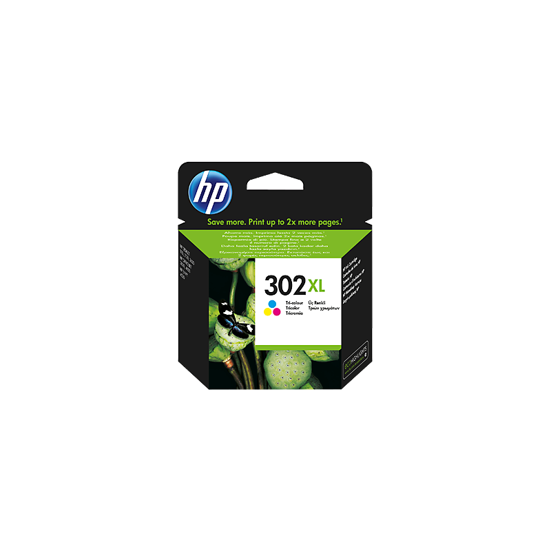 HP 302XL cartouche d''encre trois couleurs grande capacité HP 302XL cartouche d''encre trois couleurs grande capacité