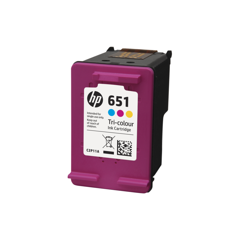 HP 651 cartouche d''encre Ink Advantage trois couleurs HP 651 cartouche d''encre Ink Advantage trois couleurs