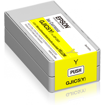 Epson GJIC5(Y) Cartouche d'encre jaune DURABrite pour Colorworks C831