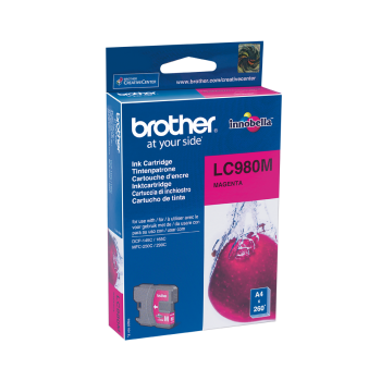 Brother LC-980M Cartouche d'encre magenta