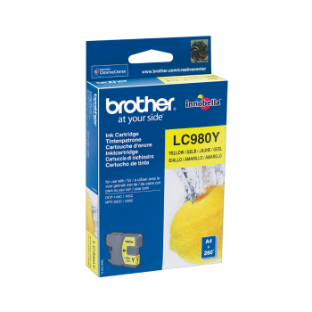 Brother LC-980Y Cartouche d'encre jaune