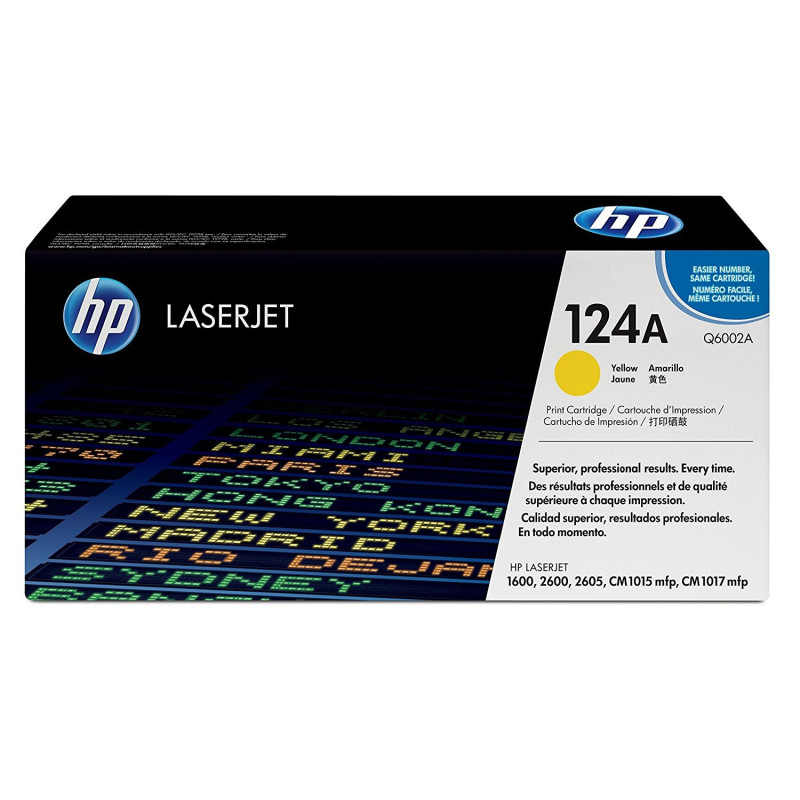 HP 124A Cartouche de toner LaserJet jaune