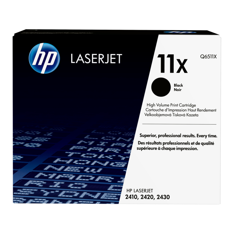 HP 11X Cartouche de toner LaserJet noir HP 11X Cartouche de toner LaserJet noir