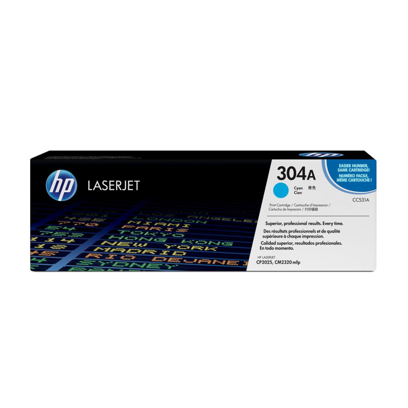 HP 304A Cartouche de toner LaserJet cyan HP 304A Cartouche de toner LaserJet cyan