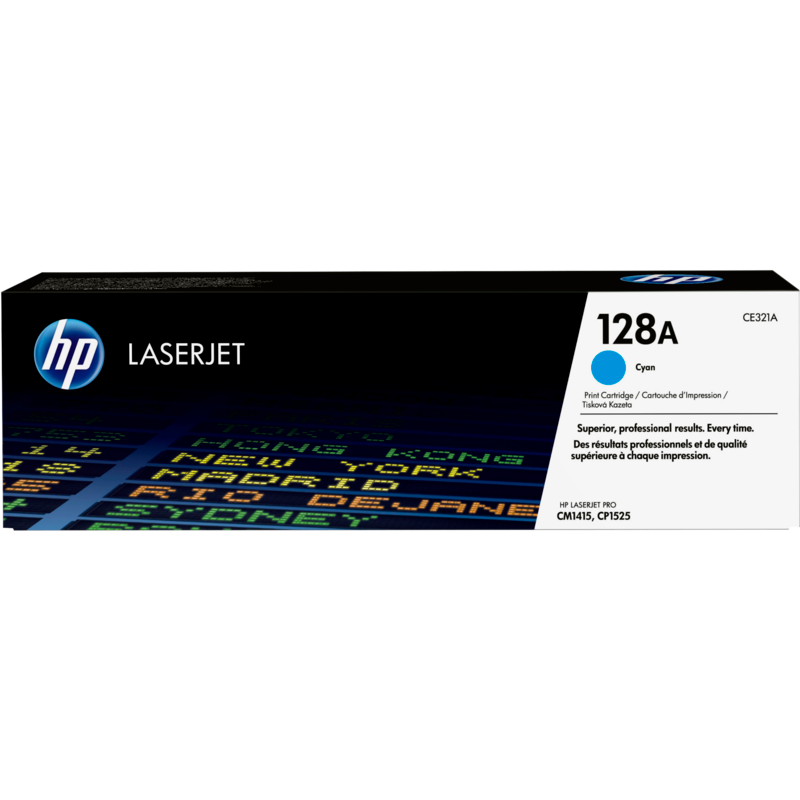 HP 128A Cartouche de toner LaserJet cyan HP 128A Cartouche de toner LaserJet cyan