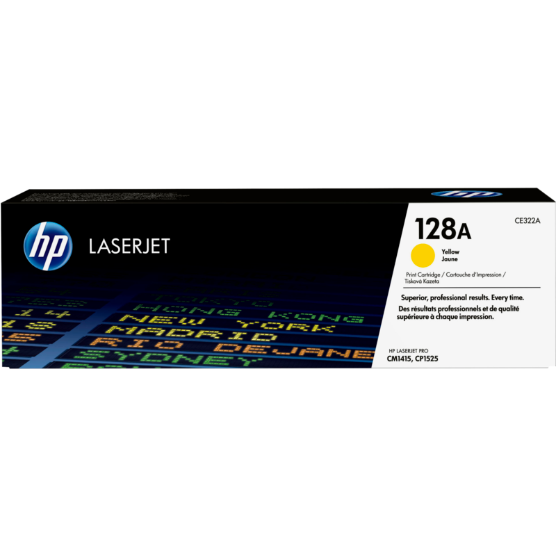 HP 128A Cartouche de toner LaserJet jaune HP 128A Cartouche de toner LaserJet jaune