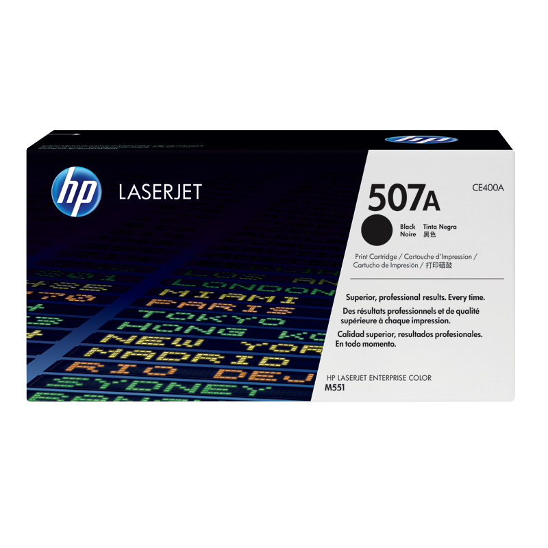 HP 507A Cartouche de toner LaserJet noir HP 507A Cartouche de toner LaserJet noir
