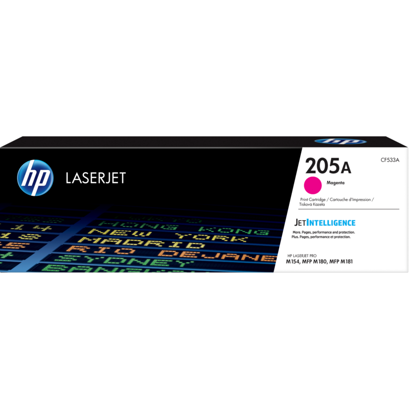 HP 205A Cartouche de toner LaserJet magenta HP 205A Cartouche de toner LaserJet magenta