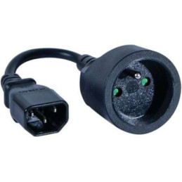 Adaptateur IEC C14 / CEE7 femelle