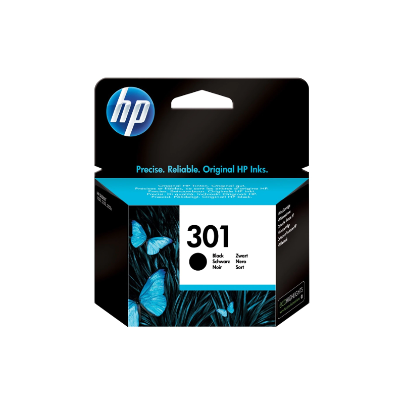 HP 301 cartouche d''encre noir authentique