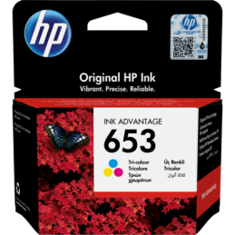 HP 653 trois couleurs | Smarteo Madagascar | Cartouche d’encre