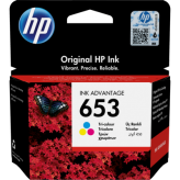 HP 653 trois couleurs Cartouche d’encre