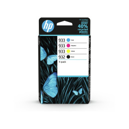 HP 932 (noir)/933 (cyan/magenta/jaune) pack de 4 cartouches | Smarteo Madagascar