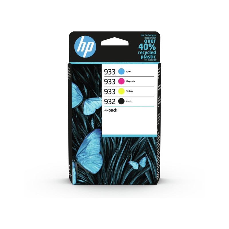 HP 932 (noir)/933 (cyan/magenta/jaune) pack de 4 cartouches | Smarteo Madagascar