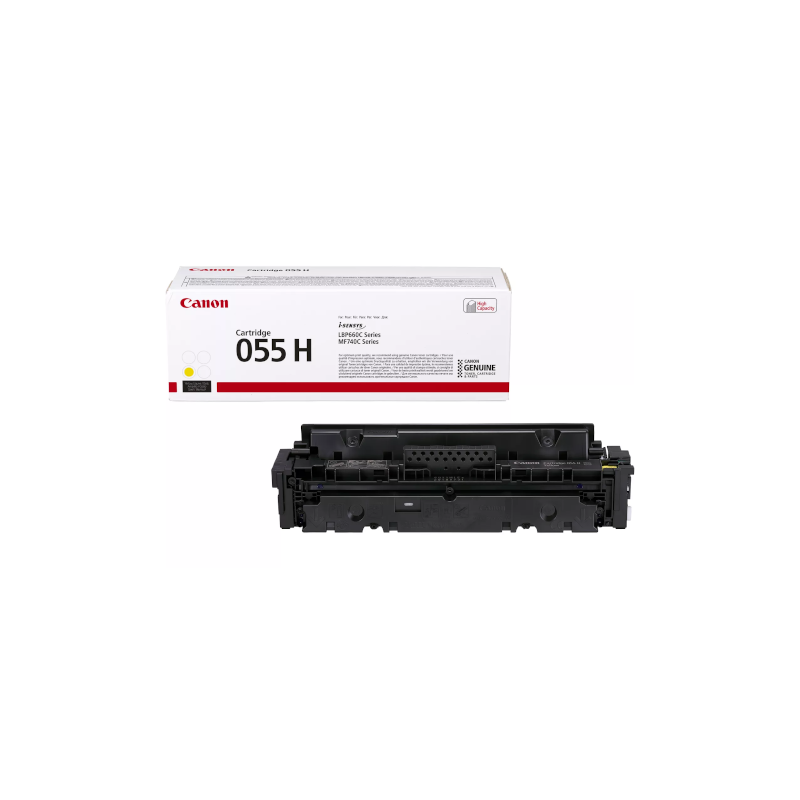 Canon 055Y H Yellow | Cartouche de toner authentique | Smarteo Madagascar Canon 055Y H Yellow | Cartouche de toner authentique | Smarteo Madagascar