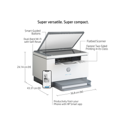 HP LaserJet M236dw | Multifonction Laser | Smarteo Madagascar