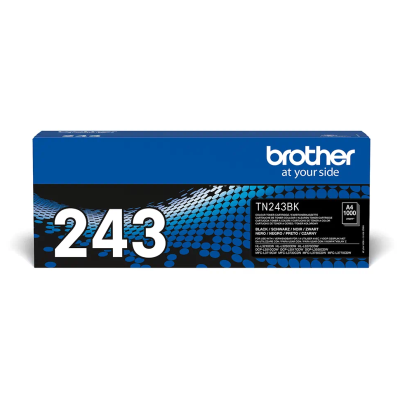 Brother TN-243BK – Cartouche de Toner Noir