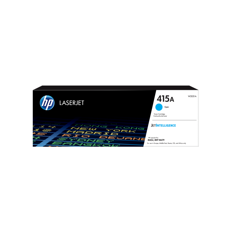 HP 415A Toner cyan LaserJet authentique