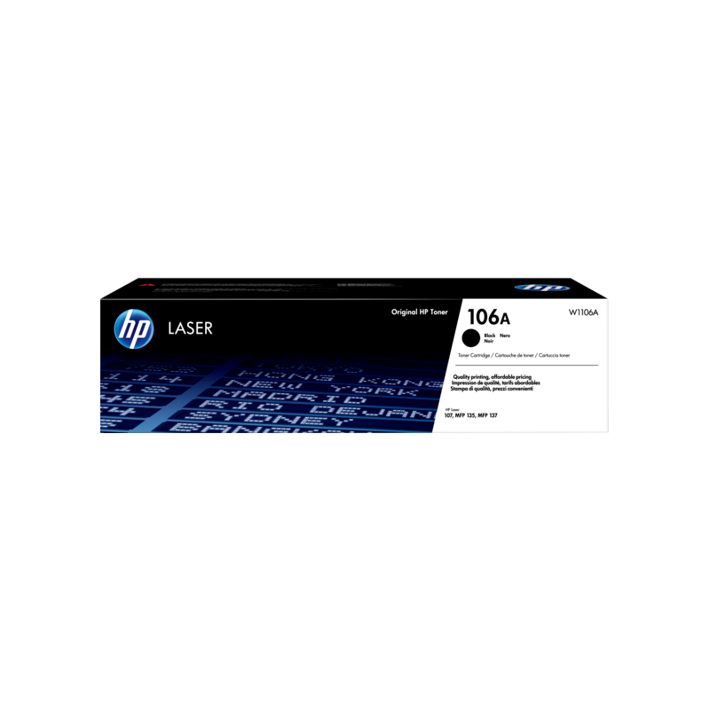 HP 106A Cartouche de toner LaserJet authentique noir