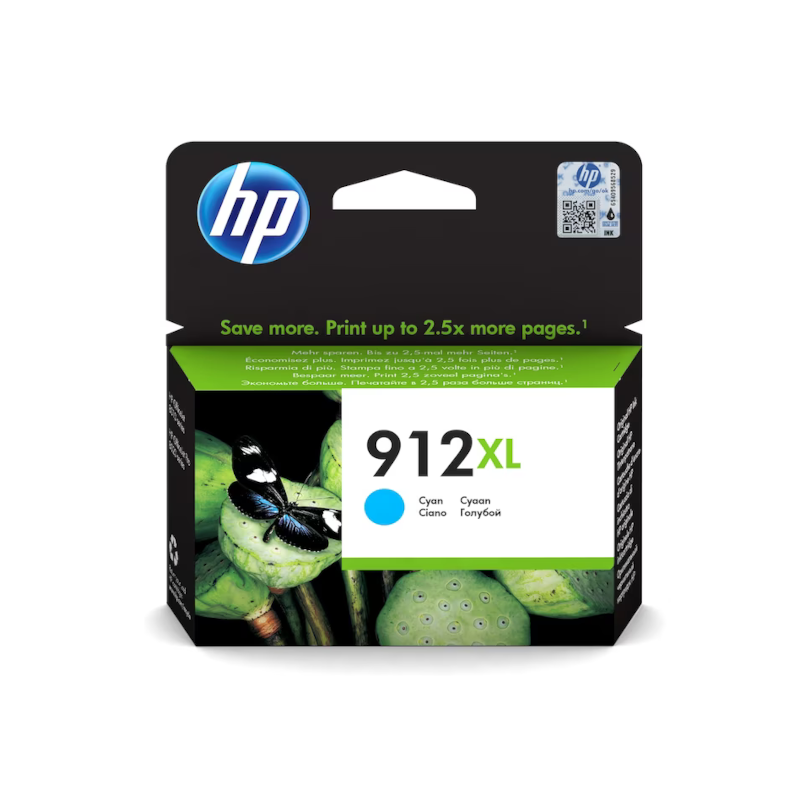 HP 912XL Cyan cartouche d'encre grande capacité