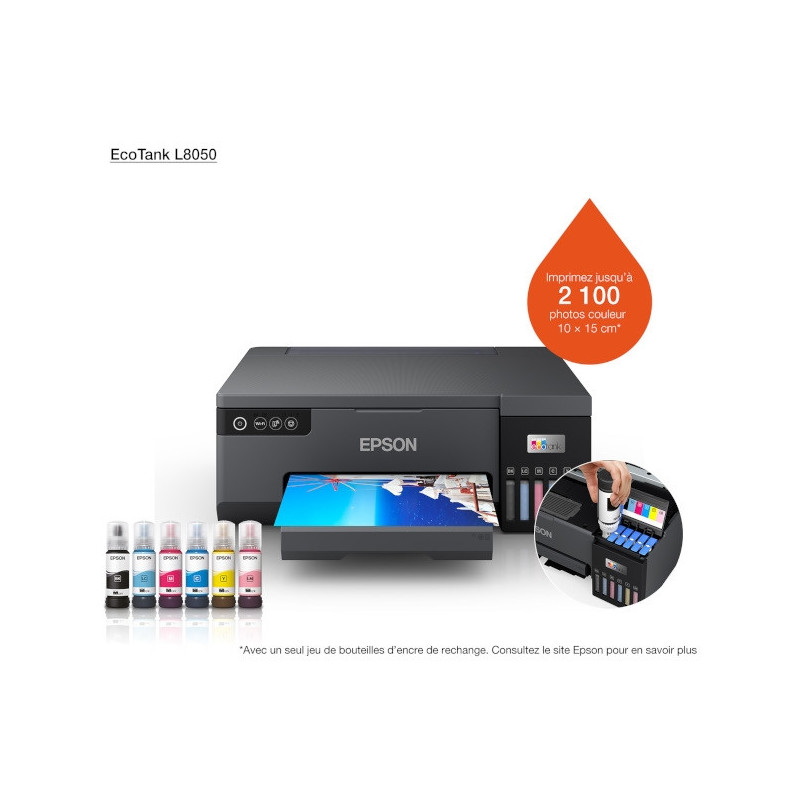 Epson EcoTank L8050 | Imprimante photo | Smarteo Madagascar Epson EcoTank L8050 | Imprimante photo | Smarteo Madagascar