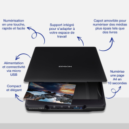 Epson Perfection V39II Scanner de photos et documents