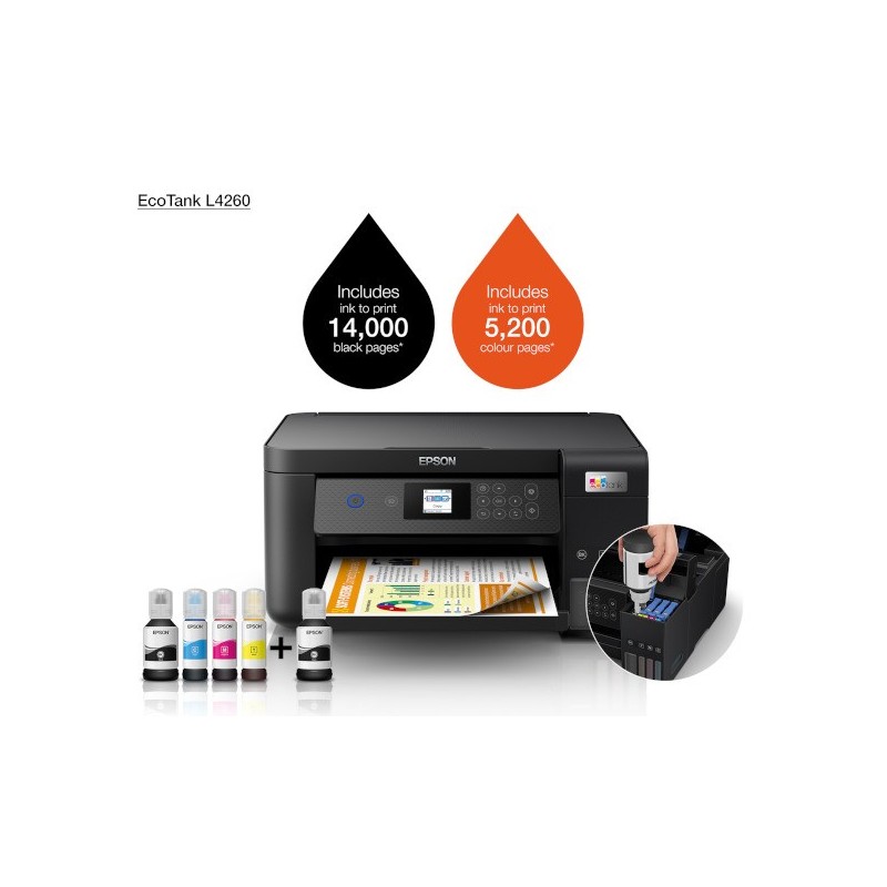 Epson EcoTank L4260 : L'imprimante multifonction A4 sans cartouches
