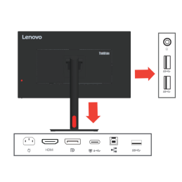 Lenovo ThinkVision T32h-30 | Ecran docking | smarteo Madagascar