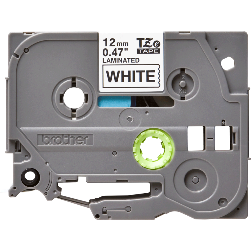 Brother TZe-231 cassette de ruban Noir sur Blanc 12mm