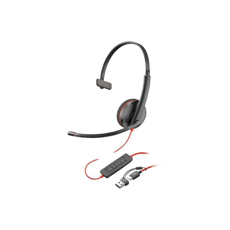 Poly Blackwire 3210 | Microcasque filaire | Smarteo Madagascar