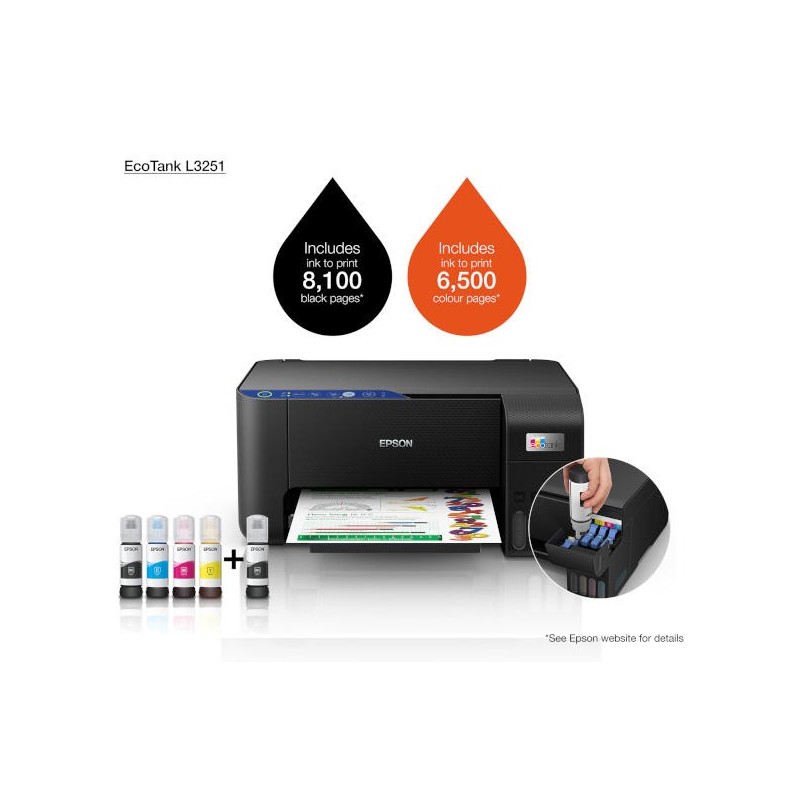 Epson EcoTank L3251 | imprimante rechargeable | Smarteo Madagascar