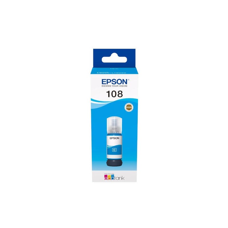 Epson 108 Cyan | Recharge bouteille | Smarteo Madagascar