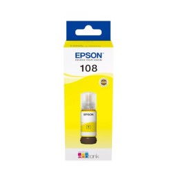 Epson 108 Jaune | Recharge bouteille | Smarteo Madagascar