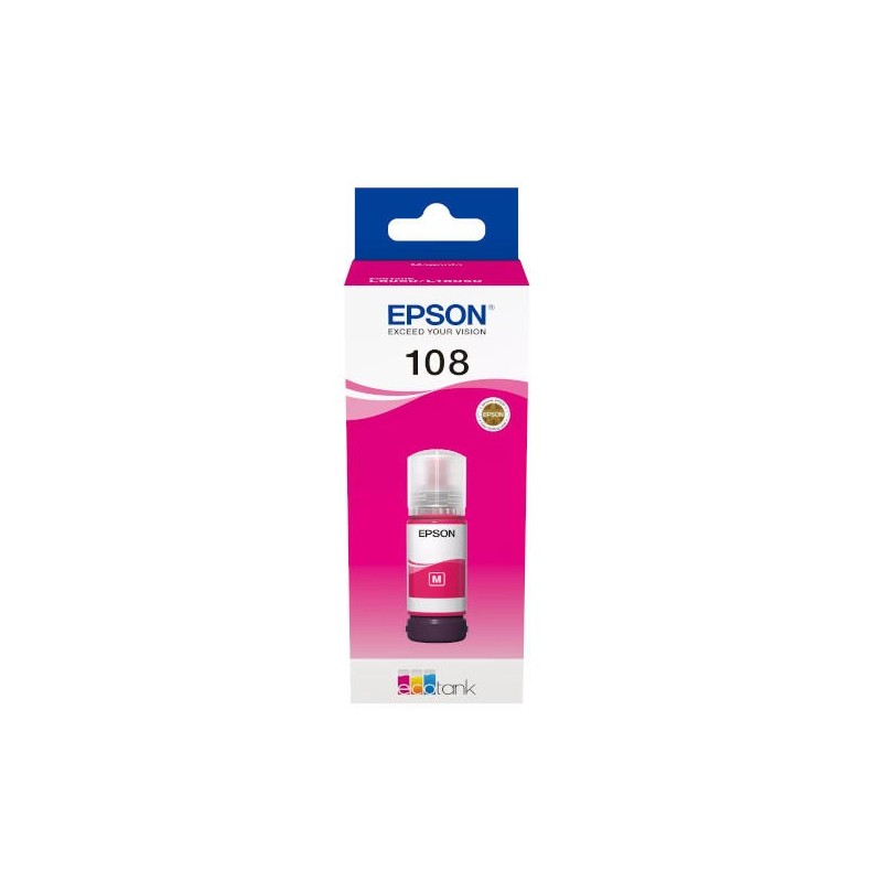 Epson 108 Magenta | Recharge bouteille | Smarteo Madagascar
