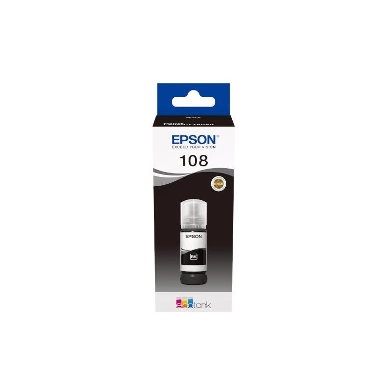 Epson 108 Noir | Recharge bouteille | Smarteo Madagascar